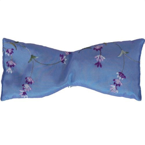 Sonoma Lavender Hand Sewn Lavender Eye Pillow, Aromatherapy Eye Mask for Sleeping, Satin Spa Eye Pillow, Sleep Mask with Lavender Infused Flaxseed Insert, Floral Embroidery