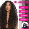 Curly Tape in Hair Extensions Kinky Curly Real Human Hair Tape in Extensions Natural Black Brazilian Remy Human Hair for Black Women 18inch 20pcs 50g Skin Weft Tape in Real Human Hair Extensions