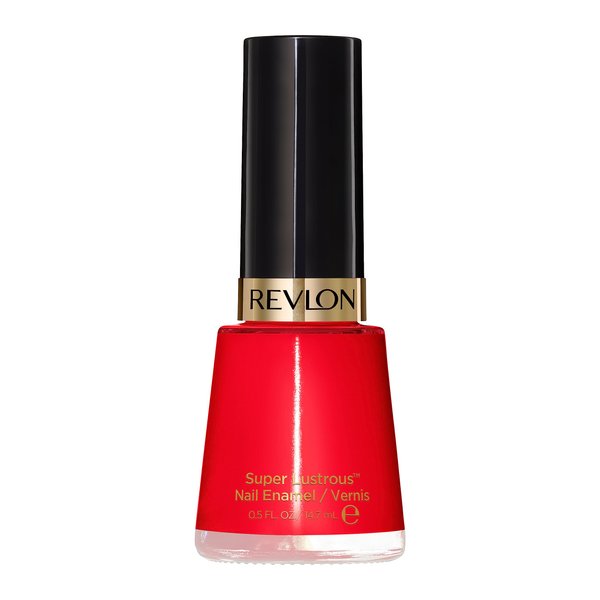 Revlon Nail Enamel, Chip Resistant Nail Polish, Glossy Shine Finish, in Red/Coral, 640 Fearless, 0.5 oz