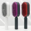 Harborhaven- 3-D Revolutionary 2024 detangling hair brush for women,one-click clean up feature,central 3-d airbag: smooth, glide and style effortlessly- color -red