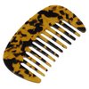 VOCOSTE Hair Comb Wide Tooth, Anti-Static Pocket Size Comb for Thick, Curly Hair, Hair Care, Detangling Comb, for Wet and Dry, Brown