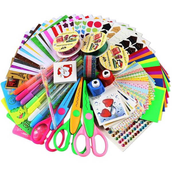 SICOHOME Scrapbooking Supplies,Scrapbook Kit for Gift,Scrapbooking and Card Making