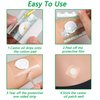20pcs Disposable Castor Oil Pack Wrap Belly Button，Castor Oil Patches Belly Button No Wash, Easy to Use, Anti-Seepage(Oil Not Included) White