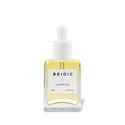 BEIGIC Lucent Oil - Vegan Face Oil Firming Hydrating Serum with Green Coffee Bean, Argan, Rosehip Oils & Squalane for Glowy Skin (0.33 Fl. Oz)