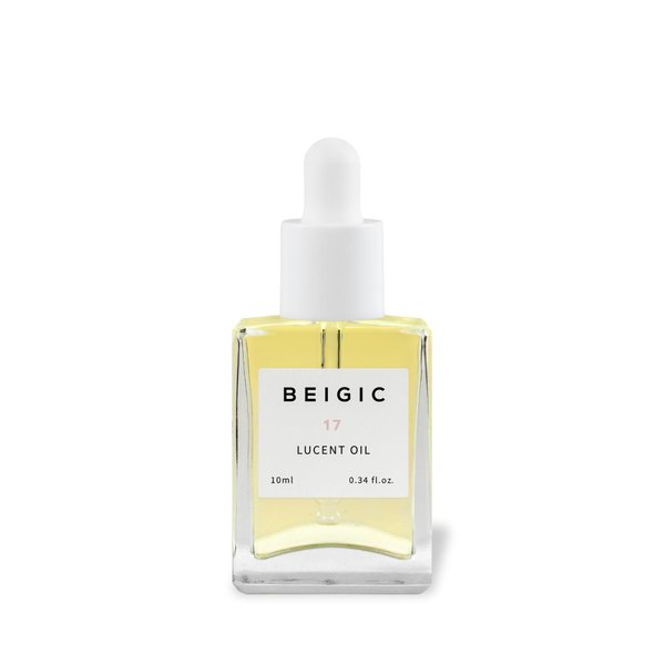 BEIGIC Lucent Oil - Vegan Face Oil Firming Hydrating Serum with Green Coffee Bean, Argan, Rosehip Oils & Squalane for Glowy Skin (0.33 Fl. Oz)