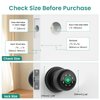 GHome 4 in 1 Smart Fingerprint Door Knob with Keypad Door Lock, Biometric Smart Door Knobs & App Control, Keyless Entry Door Lock Great for Home, Bedroom, Apartment Offices and Garages