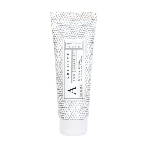 Archive Journey Within Shower Gel Natural Moisturizing Body Wash for Men & Women Lightly Scented 8 Fl oz