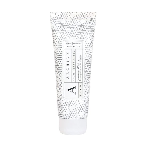Archive Journey Within Shower Gel Natural Moisturizing Body Wash for Men & Women Lightly Scented 8 Fl oz