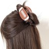 Chic Football Hair Claw Clip Elegant Hair Claw with Non-Slip Grip for Women and Girls -Simple Style Hair Clip for Ponytails and Braids - Y2K Minimalist Accessory for Game Day And Homecoming