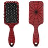 Detangler Hair Brush Red Spider Web Hairbrush for Kids Boys Girls, Glide Through Tangles with Ease and Massage Scalp, Smooth for All Hair Types (Wet Dry Thin Long Curly Hair)