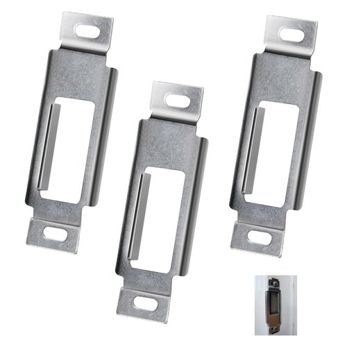 RV Baggage Door Latch Strike Plate, RV Entry Door Replacement Parts 314301 Compaitble with Rv 5th Wheels, Travel Trailers and Motorhomes, RV Luggage Door Latch Mobile Home Door Locks Plate, 3 Pcs