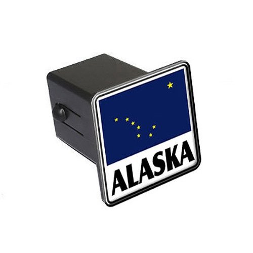 GRAPHICS & MORE Alaska Flag - 2" Tow Trailer Hitch Cover Plug Insert