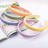 Jaqakid 5 PCS Knitted Headbands for Girls Women Colorful Crochet Headband Candy Color Knit Headbands Christmas