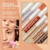 Easilydays Color Liquid Conceal Contour Foundation, Waterproof 8 Colors Cream Lightweight Liquid Concealer Contour Makeup for Concealing Blemishes, Brighten Dark Circles, Improves Uneven Skin Tone, 06