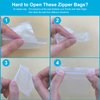 4''x 6'', (Pack of 200) 2 mil Clear Plastic Reclosable Zip Poly Bags with Resealable Lock Seal Zipper for Photo, Jewelry, Bakery, Treats, Treats, Travel, Storage, Packaging & Shipping