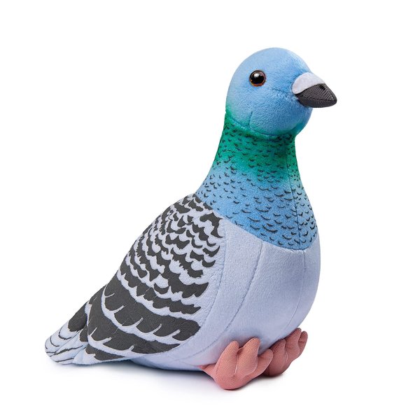 ZHONGXIN MADE Simulation Blue Pigeon Plush Toy - 10 inch Pigeon Blue Stuffed Animal Toy, Cute Pigeon as Gift for Kids