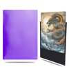 Sanseking Dragon Colorful Matte Trading Card Sleeves, 100pcs Premium Soft Frosted Plastic Card Sleeve, Precise Fit TCG Game Card Standard Cards Protectors (Purple)
