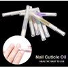 8PCS Cuticle Oil Pens,Cuticle Revitalizer Oil Pen with Soft Brush,Cuticle Oil Bulk for Nails Moist and Treatment,Nail Oil Manicure Repair The Cuticle,8 Kinds of Fruity Smell