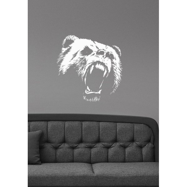 Bear Removable Wall Sticker Vinyl Decal Wildlife Animal Decorations for Home Kids Living Room Bedroom Office Decor br5