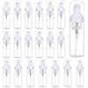 24 Pcs Foam Pump Bottle Dispenser Refillable 2oz/60ml for Hand Soap Shampoo Lash Cleanser Packaging Liquid Cleaning