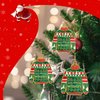 Abaokai 3 Pieces Christmas Ugly Sweater Medal Christmas Style Neck Ribbon, Award Contest Medals Christmas Tree Ornament for Ugly Sweater Contest Party, Best Ugly Christmas Sweater Trophy Award