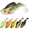 GOTOUR Fishing Lures Bass Lures Pre-Rigged Jig Head Paddle Tail Swimbaits, Weedless Soft Plastic Fishing Lures for Freshwater Saltwater, Soft Lures for Bass Trout Walleye, Fishing Gifts for Men