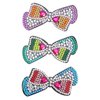3Pcs Diamond Painting Hair Clips, 5D Bowknot Bobby Pins Girls Diy Diamond Hair Clip Butterfly Hairpin Elegant Barrettes Gift For Girls Daughter Best Friend Or Mather 8.5 * 3.5cm (U)