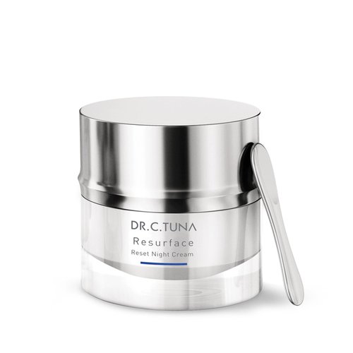 FARMASI Dr. C. Tuna Resurface Reset Night Cream, Face Moisturizer Lotion, Revitalizing & Firming Anti-Wrinkle for All Skin Types Anti Aging Cream, Skin Care for Face & Neck Retinol Cream 1.7 Fl Oz