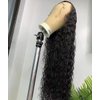 SISIFIRE 13 * 4 Inch Lace Front Wigs for Black Women Natural Curly Wave Hairline with Baby Hair Synthetic Lace Wigs Pre Pluced Wig Heat Resistant Fiber for Daily Use 24-26 inch