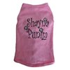 Ruff Ruff and Meow Dog Tank Top, Shayna Punim, Pink, Extra-Small