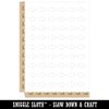 Arrow Rounded Corners Solid Temporary Tattoo Water Resistant Fake Body Art Set Collection - 54 1" Tattoos (1 Sheet)