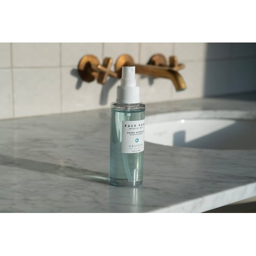GRAYDON Face Food Mineral Mist - Natural Facial Toner I Balances, Rejuvenates, Mattifies & Shields Skin I 3.4ounce