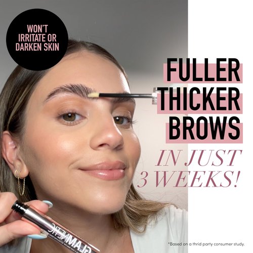 Glamnetic Full Volume Brow Enhancing Serum | Strengthens & Conditions | Infused with Custom Blend of Vitamins and Performance Based Ingredients | 0.1 fl oz