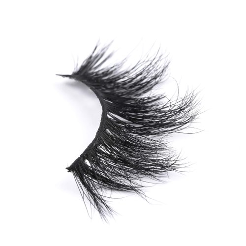 3D Mink 25mm False Eyelashes LASGOOS Siberian Luxurious Soft Cross Thick Very Long Wedding Dram Party 5 Pairs Fake Eye Lashes (E89-5)