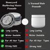 Boneyard Barbering Matte Hair Wax Pomade, Water Based Styling Clay Pomade for All Hair Types Hair Paste for Men with No Shine Natural-Looking Hairstyle, Long-Lasting, Strong & Flexible Hold, 4 Oz