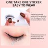 Self-adhesive Eyelashes,2024 New Snap on Lashes, Waterproof False Eyelashes Natural Look for Makeup Easy to Put on (W08)
