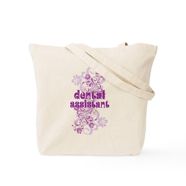 CafePress Dental Assistant Tote Bag Natural Canvas Tote Bag, Reusable Shopping Bag