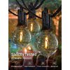 Brightown Outdoor String Lights with Remote, 58 Ft Globe Patio Lights with 25 LED G40 Shatterproof Bulbs, 4 Lighting Modes, Waterproof Connectable Commercial Hanging Lights for Outside Backyard