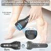 Electric Callus Remover for Feet,Rechargeable Electronic Foot File Pedicure Tools,Professional Waterproof Foot Scrubber File,Portable Pedi Feet Care for Cracked Heels &Dead Skin with LCD Display