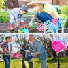 Beach Shovel,4Pcs 15In Stainless Steel Sand Shovels with Plastic Spade and Handle Scoop Durable Sandbox Toys Set Outdoor Digging Gardening Tools Kit Summer Garden Snow Backyard Lightweight Accessories