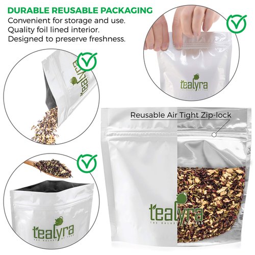 Tealyra - Flat Belly Detox - Fennel - Peppermint - Hibiscus - Wellness Herbal Loose Leaf Tea - Cleanse Tea - Caffeine Free - All Natural - 222g (8-ounce)