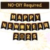 YQUQWN, Happy New Year Banner 2025, No DIY, New Years Banner for Happy New Year Decorations 2025, New Years Eve Decorations, NYE Decorations 2025, New Years Eve Party Supplies 2025
