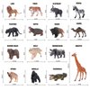 15 Animal Toys for Boys Realistic Safari Animals Farm Zoo Educational Toy Gift with Play Mat for 2 3 4 5 6 7 Year Old Girls Toddlers Kids