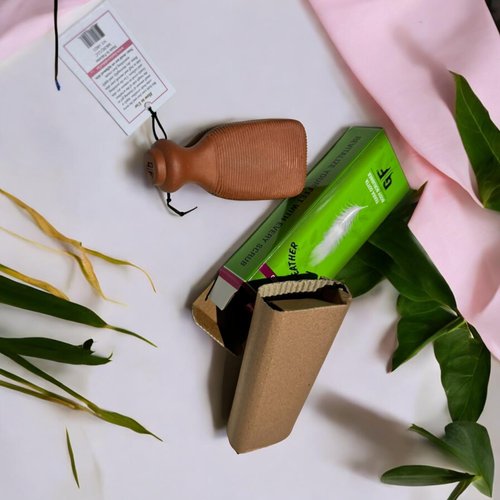 Handmade Natural Terracotta Foot Scrubber, Pumice Stone, Natural Exfoliating Tool for Smooth, Soft Feet Callus Remover (RED, STANDARD)