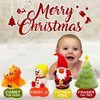 SplashEZ Mold Free Bath Toys for Babies & Toddlers, Christmas No Hole Bath Toys, No Mold for Tub, Beach, Pool, BPA-Free, Dishwasher-Safe, Infant Bath Toys No Holes 0 1 3 6 12 18 Months