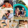 Wxiben Camping Temporary Tattoos Kids - 200+ Camping Birthday Party Supplies Decorations Favors Camp Party Tattoo Stickers Gift Class School Reward Classroom School Prizes for Kids Girls Boys