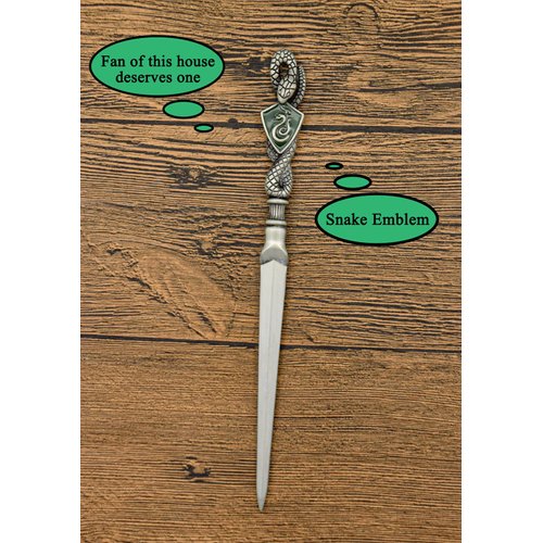 NHEINNO Wizarding Snake House Letter Opener, Mail Envelope Slitter School Supplies