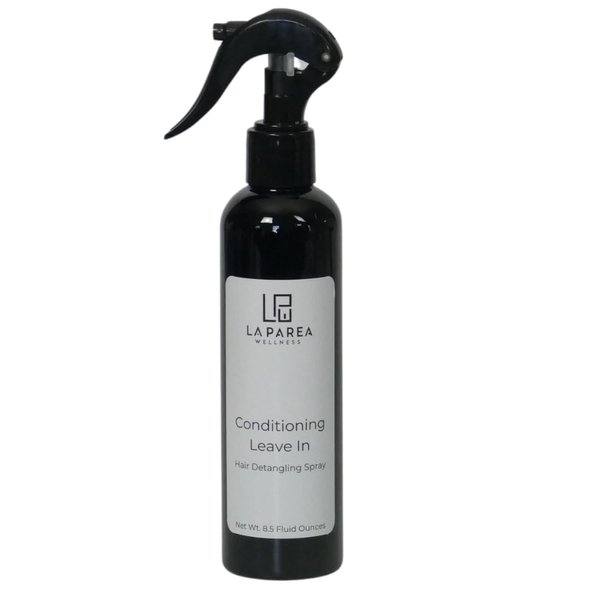 Natural detangling leave in conditioner and hair tamer with argan oil and rosemary oil by La Parea Wellness