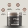 Bisou Bisou Bisou Clay, Dead Sea Mud & Charcoal Gel Face Mask Trio With Applicator, Deep cleansing Clay and Mask Applicator, Facial Therapy PH Balanced Hypo-allergenic