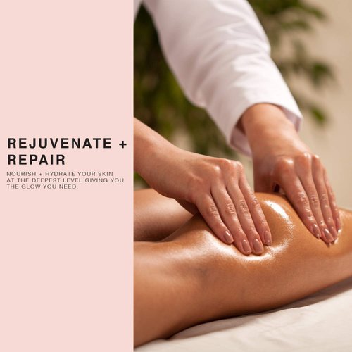 Peony Multi-Use Oil for Face, Body and Hair - Organic Blend of Apricot, Vitamin E and Sweet Almond Oil Moisturizer for Dry Skin, Scalp & Nails - Rose Petals & Bergamot Essential Oil - 4 Fl Oz